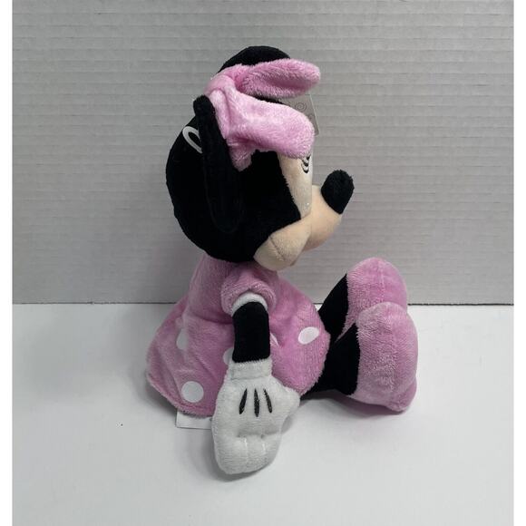 Disney Junior Minnie Mouse Plush Pink Dress Stuffed Toy 12” - Picture 1 of 4
